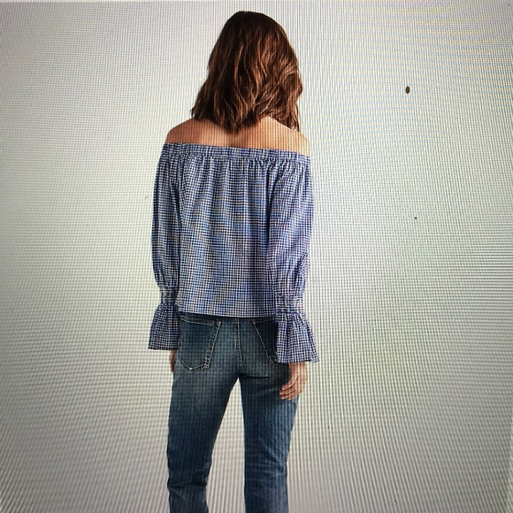 *Host Pick* NWT Lucky Brand Gingham Top - Picture 4 of 6